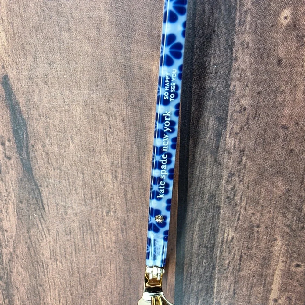 Kate Spade Brieana 09Q Brown Blue Floral Cat Eye Eyeglasses Frames 50-17-140